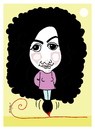 Cartoon: Demir Cigdem (small) by Hayati tagged portrait demir cigdem ankara karikaturist cartoonist artist hayati boyacioglu berlin