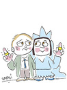 Cartoon: EHE (small) by Hayati tagged kinderehe,ehe,evlilik,partnerschaft,alliance,ring,braut,brautigam,hochzeit,paar,frühehe,cocuk,evliligi,child,marriage,hayati,boyacioglu,berlin