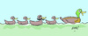 Cartoon: Ente (small) by Hayati tagged ente,tierliebe,entenfamilie,oerdek,hayati,boyacioglu