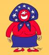 Cartoon: Eurotürkin (small) by Hayati tagged europäischer,union,europa,türkei,türke,türk,avrupa,birligi,ab,hayati,boyacioglu