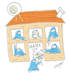 Cartoon: Happy Muttertag (small) by Hayati tagged muttertag,motherday,anneler,guenue,burka,kopftuch,vielweiberei,religion,karikatur,hayati,boyacioglu,berlin