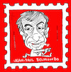 Cartoon: Jean-Paul Belmondo (small) by Hayati tagged jean,paul,belmondo,schauspieler,akteur,oyuncu,portrait,hayati,boyacioglu