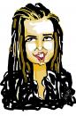 Cartoon: Nicoleta Ionescu (small) by Hayati tagged nicoleta,ionescu