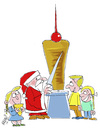 Cartoon: Nikolaus kommt aus der Türkei.. (small) by Hayati tagged nikolaus,papa,noel,myra,baba,demre,saint,nicolaus,hayati,boyacioglu,berlin