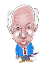 Cartoon: Rasit Yakali (small) by Hayati tagged rasit,yakali,karikaturist,cartoonist,journalist,istanbul,tuerkei,hayati,boyacioglu,berlin