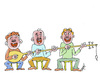 Cartoon: Saz (small) by Hayati tagged saz,langhalslaute,musik,asik,ozan,sair,hayati,boyacioglu,berlin