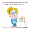 Cartoon: Trotzdem glücklich... (small) by Hayati tagged angela,merkel,bundestagswahl,cdu,afd,spd,fdp,cartoon,hayati,boyacioglu