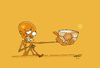 Cartoon: WM (small) by Hayati tagged wm 2010 spor sport futbol fussball afrika hunger hayati boyacioglu