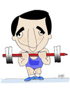 Cartoon: Xaver Salvador Ramisa (small) by Hayati tagged xaver,salvador,ramisa,xavi