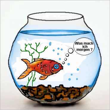 Cartoon: Langeweile (medium) by sier-edi tagged zukunft,glas,fisch