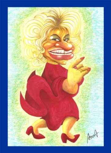 Cartoon: Celia Cruz (medium) by Arena tagged celia,cruz,cuba