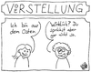 Cartoon: Der ostdeutsche Dialekt (small) by weltalf tagged dialekt,mentalität,vorurteil,sprache,dialektik