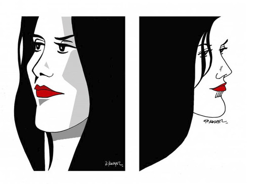 Cartoon: -SAADET YALCIN- PORTRAITS (medium) by donquichotte tagged syalcn