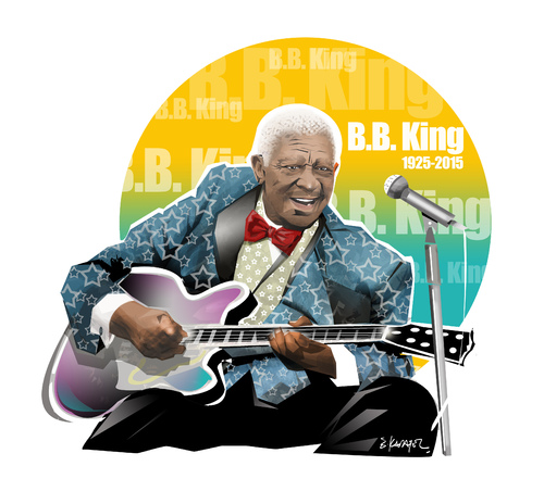 Cartoon: BB KING (medium) by donquichotte tagged kng