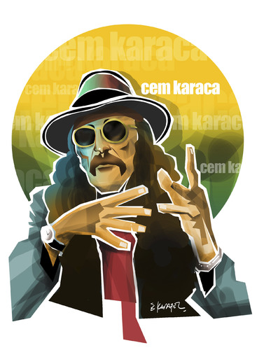 Cartoon: CEM KARACA (medium) by donquichotte tagged cmkrc