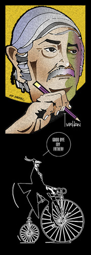 Cartoon: GREAT MASTER TURHAN SELCUK (medium) by donquichotte tagged ts