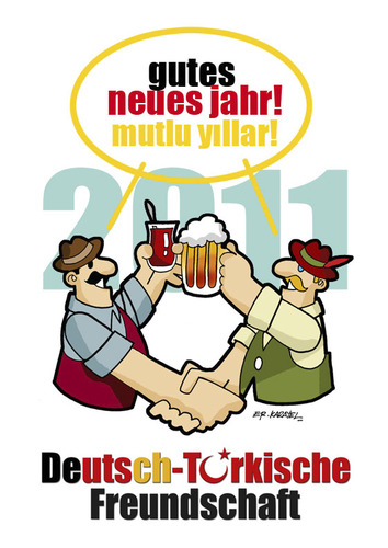 Cartoon: HAPPY NEW YEAR!! (medium) by donquichotte tagged 2011