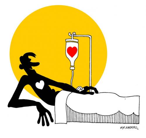 Cartoon: HEART (medium) by donquichotte tagged heart
