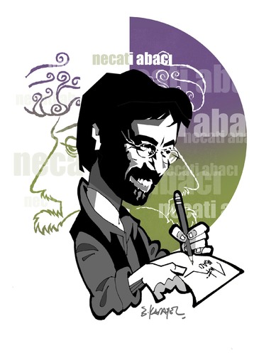 Cartoon: NECATI ABACI 1958-2004 (medium) by donquichotte tagged neco