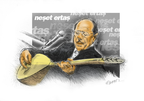 Cartoon: NESET ERTAS (medium) by donquichotte tagged nst
