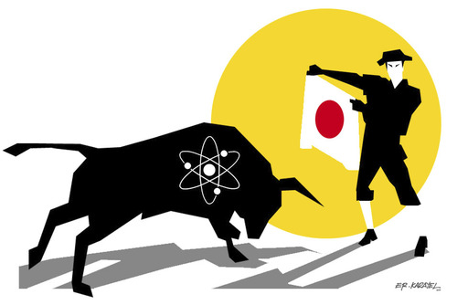 Cartoon: NUCLEAR EMERGENCY! (medium) by donquichotte tagged jpn