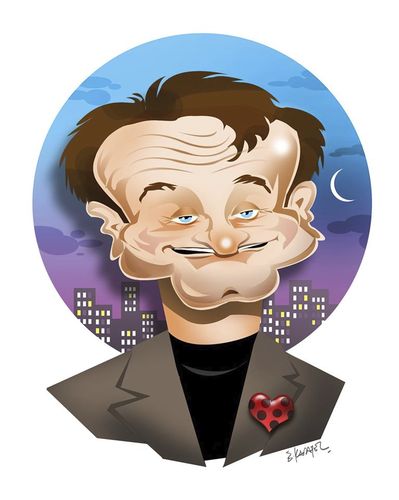 Cartoon: ROBIN WILLIAMS-2 (medium) by donquichotte tagged rob2