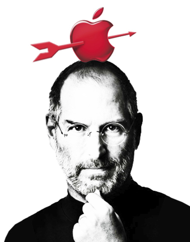 Cartoon: STEVE JOBS (medium) by donquichotte tagged apple