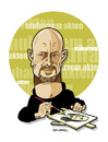 Cartoon: -MUHARREM AKTEN- PORTRAIT (small) by donquichotte tagged makten