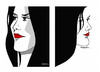 Cartoon: -SAADET YALCIN- PORTRAITS (small) by donquichotte tagged syalcn