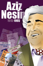 Cartoon: AZIZ NESIN -Turkish Author (small) by donquichotte tagged aziznesin