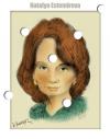 Cartoon: NATALYA ESTEMIROVA (small) by donquichotte tagged journalist