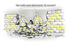 Cartoon: THE WALL (small) by donquichotte tagged wall