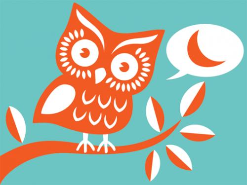 Cartoon: HOOHOO (medium) by jellyfish333 tagged owl,cute,moon,tree
