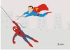 Cartoon: hero (small) by claude292 tagged hero,super