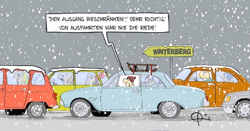 Cartoon: 20210106-Ausgangsbeschränkung (medium) by Marcus Gottfried tagged ausgang,beschränkung,lockdown,winterberg,schnee,winter,sauerlnd,wintersport,coron,covid,ausgang,beschränkung,lockdown,winterberg,schnee,winter,sauerlnd,wintersport,coron,covid