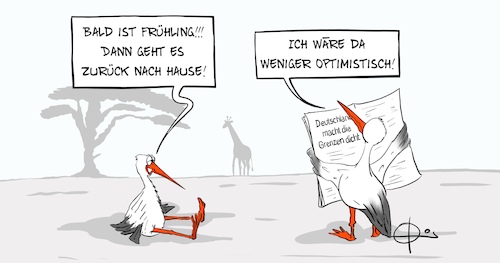 Cartoon: 20210127-Storch (medium) by Marcus Gottfried tagged corona,covid,reisen,urlaub,storch,rückreise,einreise,lockdown,flug,corona,covid,reisen,urlaub,storch,rückreise,einreise,lockdown,flug