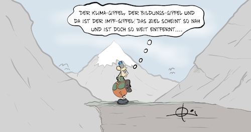 Cartoon: 20210131-Gipfel (medium) by Marcus Gottfried tagged gipfeltreffen,infektion,impfung,corona,covid,gipfeltreffen,infektion,impfung,corona,covid