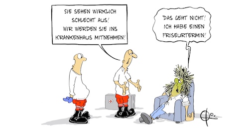 Cartoon: 20210301-Friseurtermin (medium) by Marcus Gottfried tagged friseur,termin,haare,lockdown,öffnung,lockerung,corona,covid,krankenhaus,rettung,rettungsdienst,friseur,termin,haare,lockdown,öffnung,lockerung,corona,covid,krankenhaus,rettung,rettungsdienst