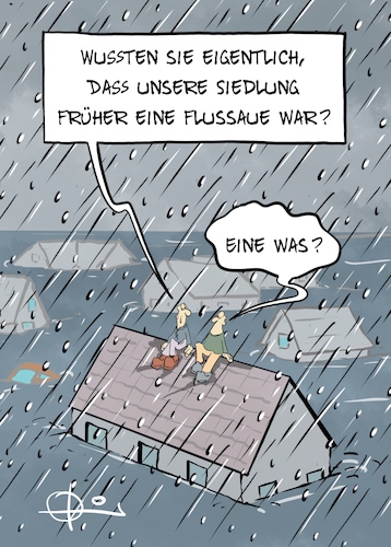 Cartoon: 20210715-Flussaue (medium) by Marcus Gottfried tagged flussaue,hochwasser,wasser,überschwemmung,klima,natur,versiegelung,flussaue,hochwasser,wasser,überschwemmung,klima,natur,versiegelung