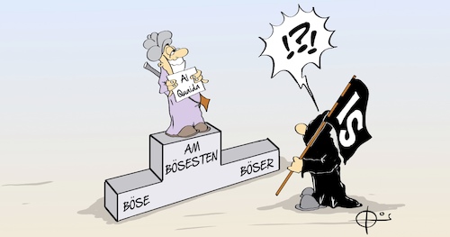 Cartoon: 20210829-Boese (medium) by Marcus Gottfried tagged al,quaida,is,isis,glaubenskrieg,glaube,religion,afghanistan,terror,anschlag,olympischer,gedanke,wettbewerb,al,quaida,is,isis,glaubenskrieg,glaube,religion,afghanistan,terror,anschlag,olympischer,gedanke,wettbewerb