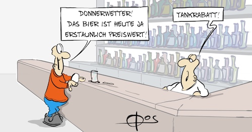 Cartoon: 20220314-Tankrabatt (medium) by Marcus Gottfried tagged benzin,rabatt,tanken,sprit,benzinpreis,spritpreis,kneipe,pub,bier,preiswert,benzin,rabatt,tanken,sprit,benzinpreis,spritpreis,kneipe,pub,bier,preiswert