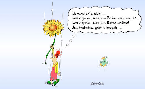 Abwärts in Grün Abwärts in Grün