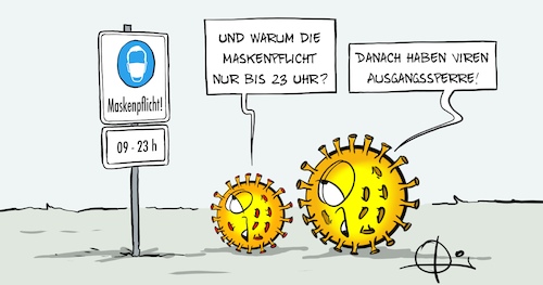 Cartoon: Ausgangssperre2 (medium) by Marcus Gottfried tagged ausgangssperre,corona,covid,infektion,lockdown,ausgangssperre,corona,covid,infektion,lockdown