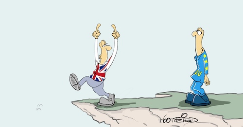 Cartoon: Brexit3 (medium) by Marcus Gottfried tagged england,großbritannien,eu,europa,europäische,union,austritt,verhandlung,brexit,marcus,gottfried,england,großbritannien,eu,europa,europäische,union,austritt,verhandlung,brexit,marcus,gottfried