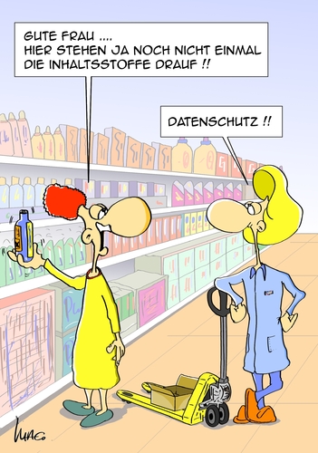 Cartoon: Daten (medium) by Marcus Gottfried tagged daten,datenschutz,verkauf,verkäuferin,kunde,kundin,geschäft,ladenlokal,inhalt,facebook,apple,google,internet,datenklau,sicherheit,wissen,inhaltsstoffe