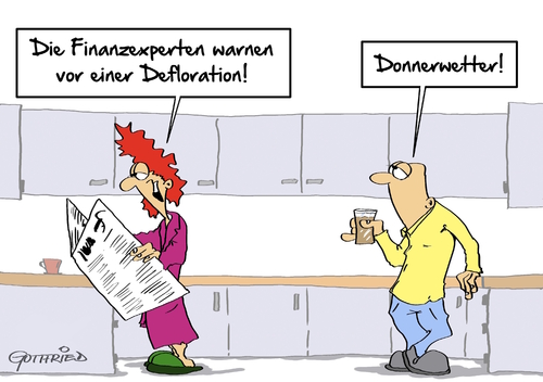 Cartoon: Deflorationswarnung (medium) by Marcus Gottfried tagged karikatur,cartoon,gottfried,marcus,freude,wortwitz,versprecher,zinspolitik,geldwert,inflation,deflation,zentralbank,europäische,iwf,ezb,europa,berechnung,verlust,gewinn,zinsen,geld,markt,druck,geldanlage,anlage,anlage,geldanlage,druck,markt,geld,zinsen,gewinn,verlust,berechnung,europa,ezb,iwf,europäische,zentralbank,deflation,inflation,geldwert,zinspolitik,versprecher,wortwitz,freude,marcus,gottfried,cartoon,karikatur