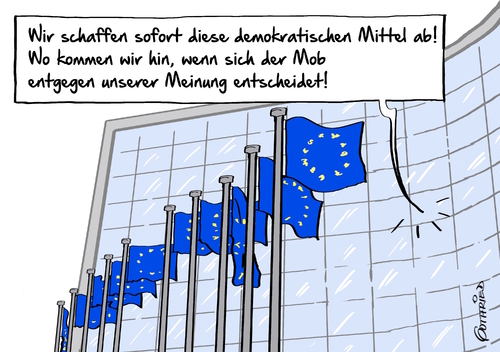 Cartoon: Demokratische Mittel abschaffen (medium) by Marcus Gottfried tagged demokratie,plebiszit,demokratisch,mittel,weg,ausführung,wahl,meinung,gewalt,volk,mob,proletariat,abschaffen,diktatur,brexit,eu,europa,referendum,austritt,großbritannien,england,schottland,wales,freiheit,freunde,marcus,gottfried,cartoon,karikatur,demokratie,plebiszit,demokratisch,mittel,weg,ausführung,wahl,meinung,gewalt,volk,mob,proletariat,abschaffen,diktatur,brexit,eu,europa,referendum,austritt,großbritannien,england,schottland,wales,freiheit,freunde,marcus,gottfried,cartoon,karikatur