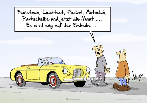 eng auf der Scheibe eng auf der Scheibe