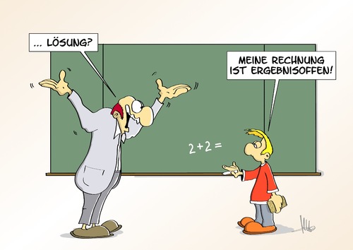 Cartoon: Ergebnisoffen (medium) by Marcus Gottfried tagged schule,schüler,unterricht,lehrer,mathematik,bildung,chance,chancengleichheit,bundesland,gefälle,ergebnisoffen,rechnung,rechnen,tafel,wissen,verständnis,grundschule,hauptschule,realschule,gymnasium,gesamtschule,schule,schüler,unterricht,lehrer,mathematik,bildung,chance,chancengleichheit,bundesland,gefälle,ergebnisoffen,rechnung,rechnen,tafel,wissen,verständnis,grundschule,hauptschule,realschule,gymnasium,gesamtschule,technologie,offen