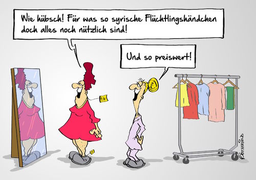 Flüchtlingshändchen